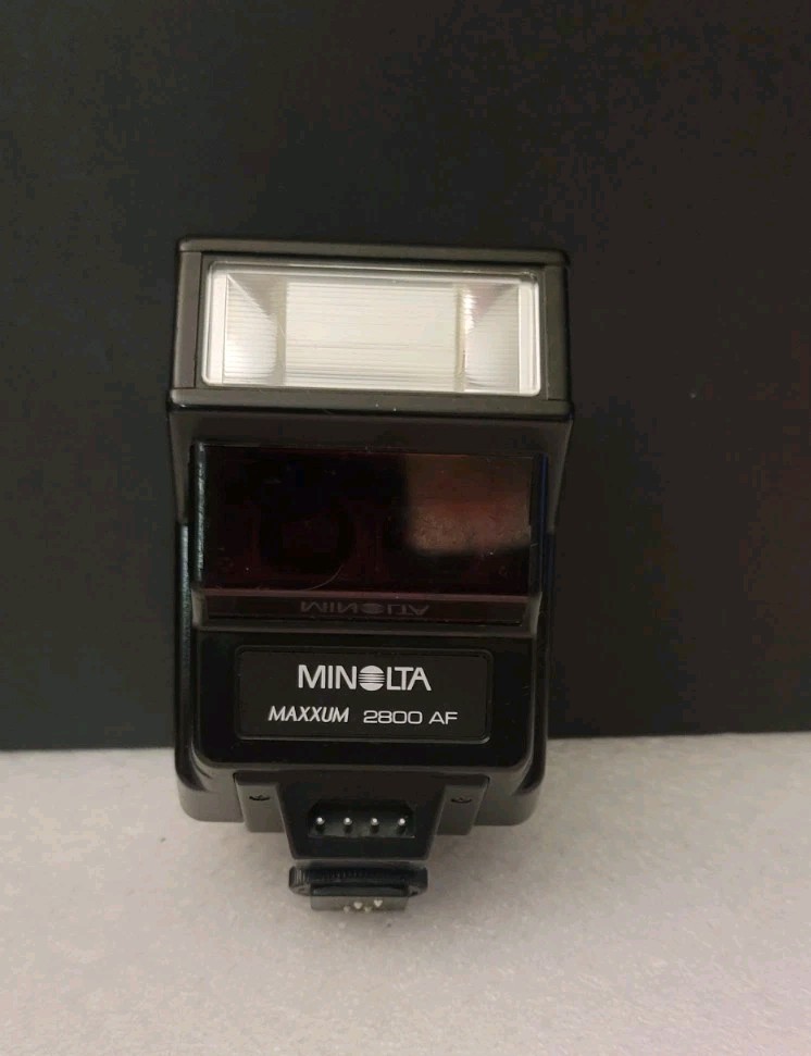 Minolta 2800 AF Flash for Maxxum 5000, 7000, 9000 UNTESTED | eBay
