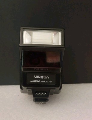 Minolta 2800 AF Flash for Maxxum 5000, 7000, 9000 UNTESTED | eBay