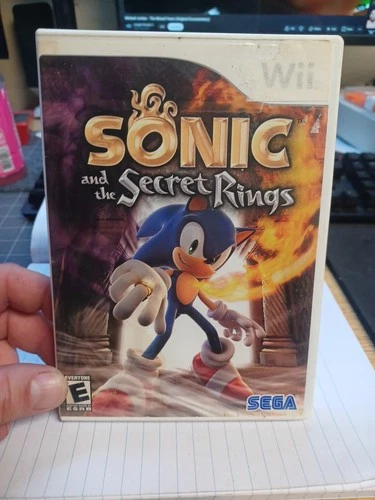 SEGA Sonic and the Secret Rings Nintendo Wii - Tested- No Manual
