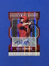 2014 Panini Elite Extra Edition #100 Mike Strentz auto autograph /100 card K