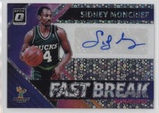 2018-19 Panini Donruss Optic Fast Break Signatures Sidney Moncrief Auto HOF 12ui