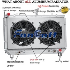 4core Radiatorshroud Fan Fits 2010-11 Chevy Camaro 6.2l V8 At Cc13142