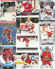 🏒 Huge 275 Hurricanes / Whalers different cards lot 1989- 2025 Aho Slavin Staal