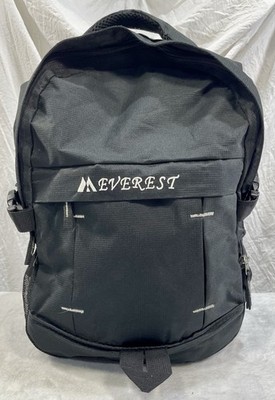 Everest Backpack Black 16''x12''x8''