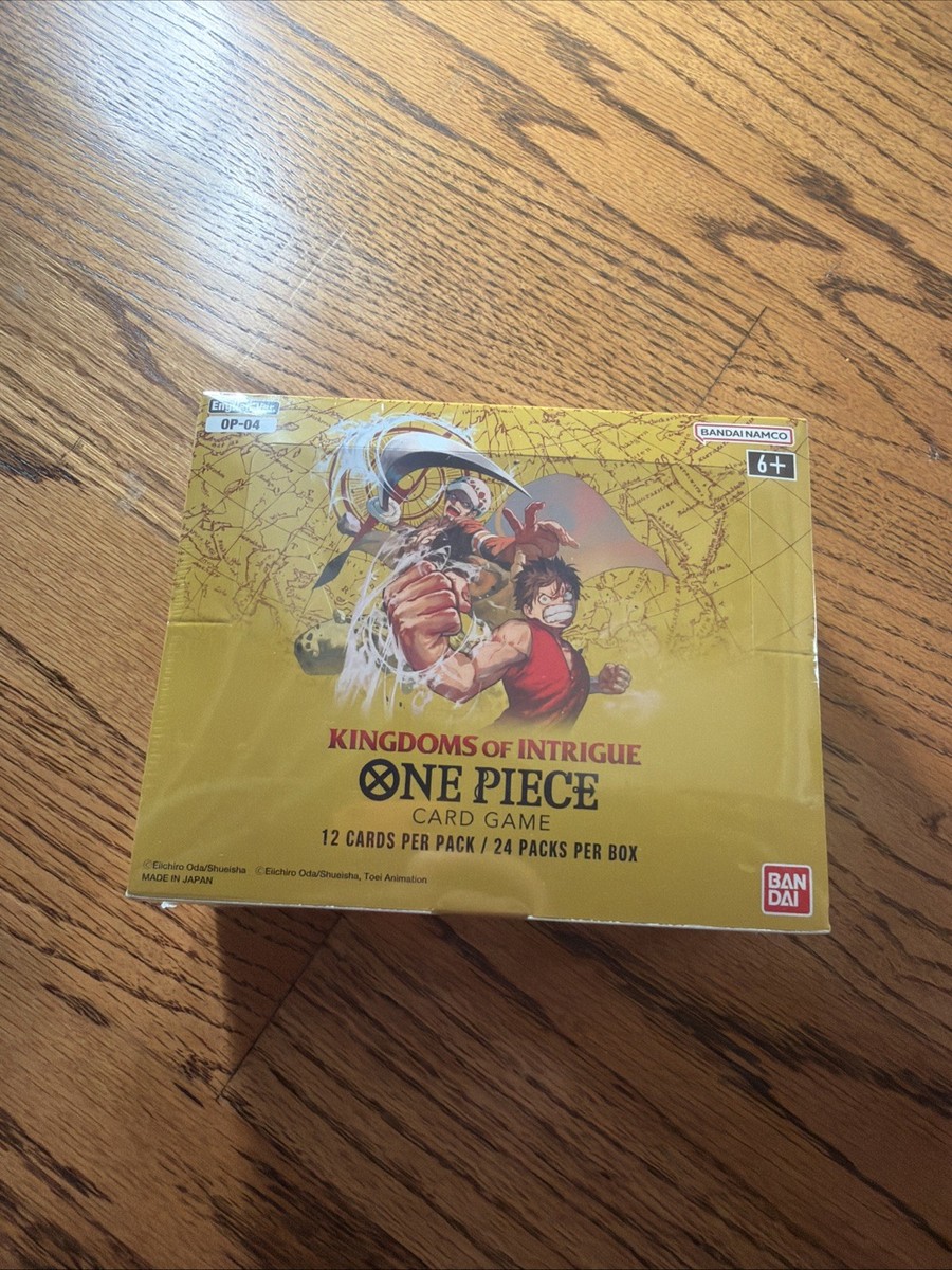 ONE PIECE TCG: KINGDOMS OF INTRIGUE OP-04 OP04 Sealed BOOSTER BOX English
