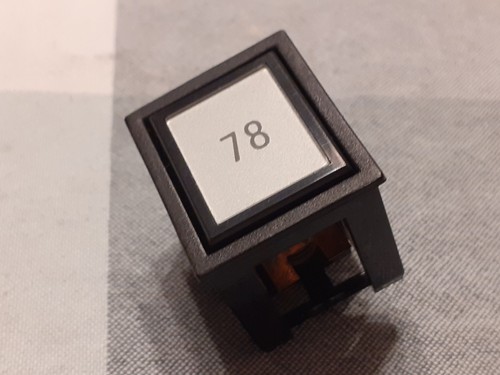 Thorens TD 126 Speed 78 button Taste