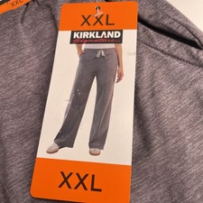 Kirkland Signature Women's Lightweight Pintuck Pant long inseam Purple XXL