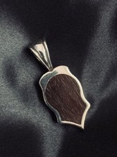 Stanley Guess Ciondolo Chitarra Legno Intarsiato Argento Nuovo Dal Giappone