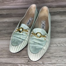 Donna Carolina Loafers Shoes Size EU 42 US 11.5 Italy Cottagecore Grandma Preppy