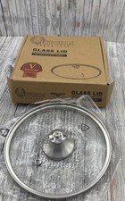 Victoria Coperchio in Vetro Rotondo da 6,5 Pollici per Padella in Ghisa o 6,5 Pollici, 