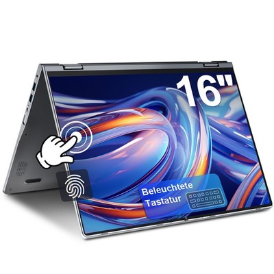 2026 Jumper 16 Zoll  Touchscreen 16GB DDR4 512GB Ryzen3 3300U, Fingerabdruck
