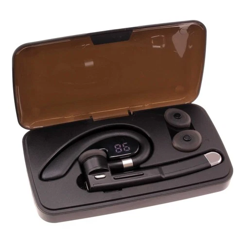 Wireless Bluetooth Earphone Ear-hook Headphone Boom Mic for SmartPhones