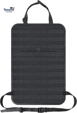 Car Seat Back Organizer, Tactical Molle Panel Sag Proof Vehicle Seat Cover Prote