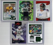 New York Jets 10 card lot 1/1 auto jersey serial Garrett Wilson Nick Mangold