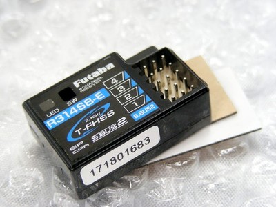 Futaba 2.4GHz T-FHSS Telemetry R314SBE HV SBUS2 4Ch Receiver Rx 4PX 4PV 6PV 7PXR