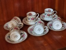 Set 6 tazzine da caffè Royal decorate