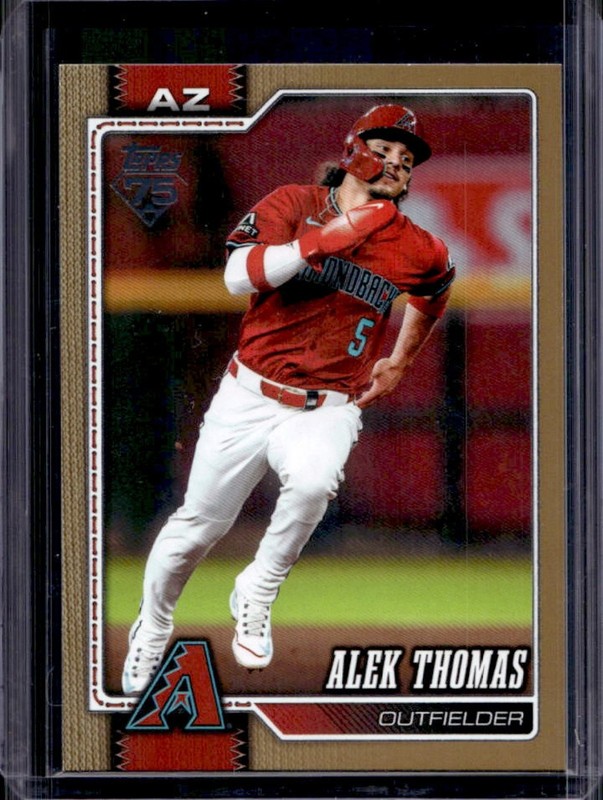 2026 Topps Alek Thomas Gold #/2026 Diamondbacks
