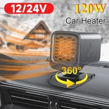 2in1 Foldable Electric Space Heater Hot Air Fan for In/outdoor Car Camping Tent