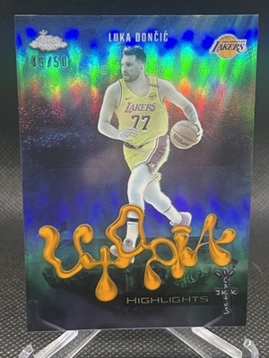 2025-26 Topps Chrome Cactus Jack Luka Doncic Gold Utopia Highlights /50  *P464