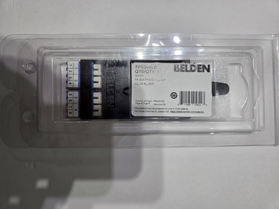 Belden FFSD04LD FX DCX Frame OS2 4-Port LC Duplex Adapter Blue Singlemode NEW