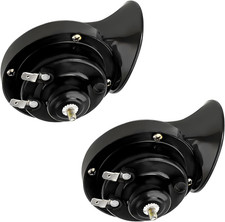 2 PCS Super Loud Train Horns, 12V Waterproof Car Snail Horn Replacement Kit, Uni