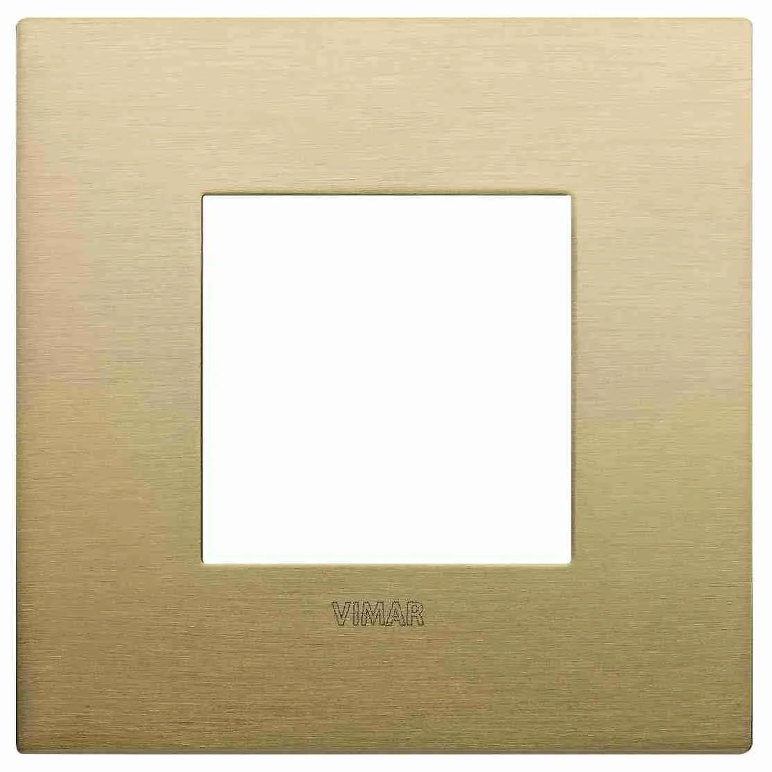 Vimar 19642.12.01 Placca Arké Classic 2M Ottone Spazzolato - Acquista Online
