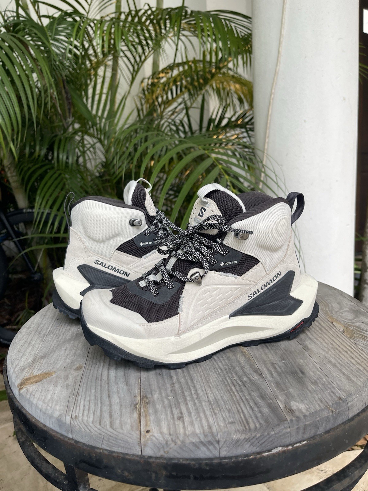 Scarpa Salomon Elixir Mid GTX 5.5 Goretex impermeabile trail running escursionismo soddisfacente