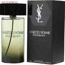 La Nuit De L'homme Yves Saint Laurent 6.7 Oz Eau De Toilette Spray YSL Box Men