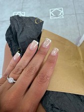 ladies cluster style engagement ring, 18ct white gold colour E clarity VS1