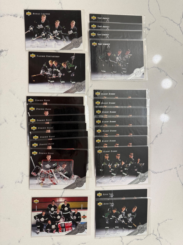 1992-93 Upper Deck Hockey All Rookie Team 20+ Card Lot Hasek/Lidstrom