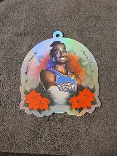 Shai Gilgeous-Alexander #DCO-SGA 2025 Topps Holiday Oversized Die-Cut Ornament card