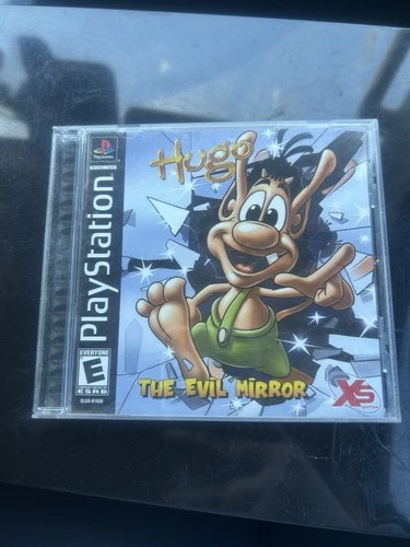 Hugo: The Evil Mirror PS1 (PlayStation 1, 2003) CIB Complete   Black Label 1M