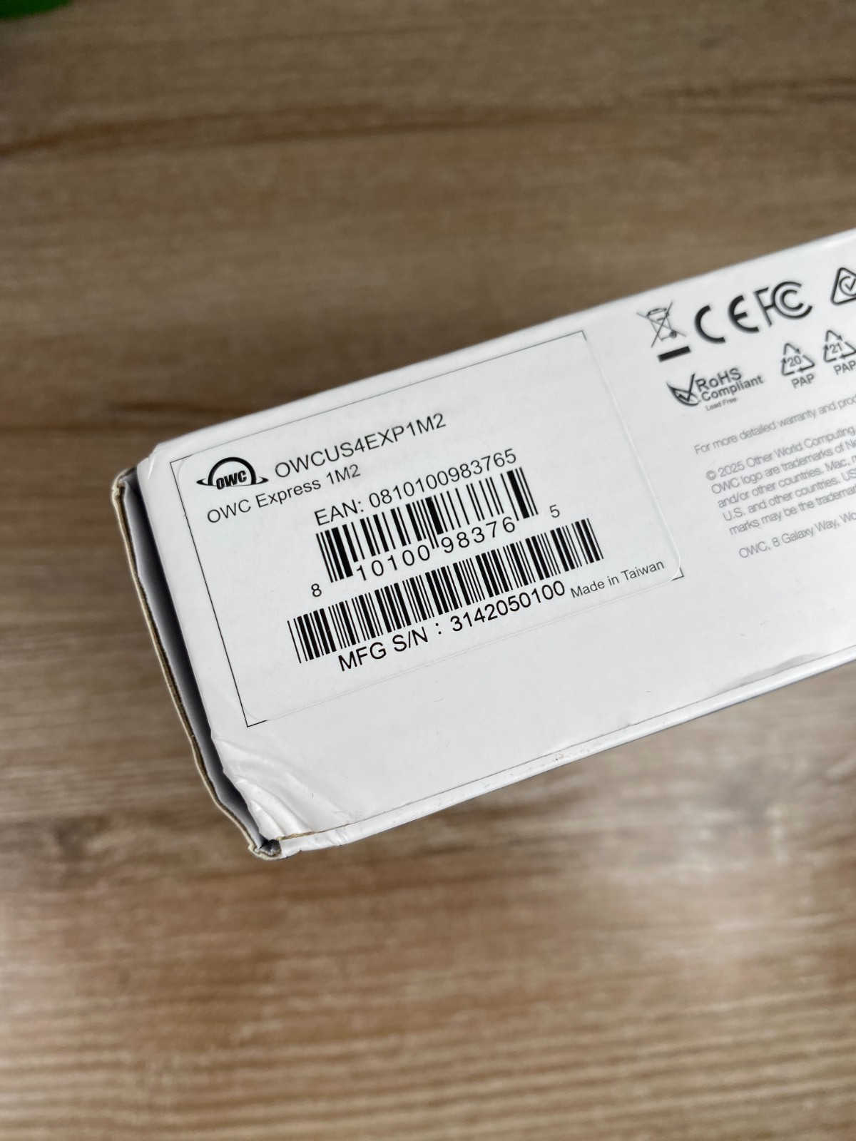 New OWC Express 1M2 Powered SSD Enclosure