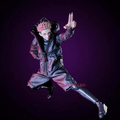 1/12 Custom Black Clothes Set For 6''SHF Jujutsu Kaisen Itadori