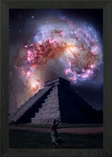 Ancient Escape Framed Wall Art Poster Canvas Print Picture