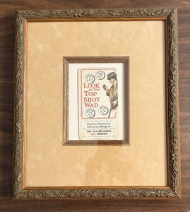 Vintage Dupont Powder Ad, Framed, Shotgun, Balistite, Schultz, Empire