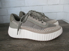Dolce Vita Dolen Nylon Women's Chunky Platform Sneakers Cream Taupe - 6.5 M