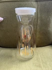 Atomic Mid Century Modern Gold Starburst Pyrex Pitcher Carafe W/ Lid Vintage MCM