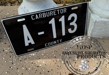 Pixar Cars Tow Mater A-113 Aluminum Replica Prop License Plate