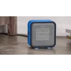 Amazon Basics 500W Personal Ceramic Space Heater Blue Compact Desktop Portable