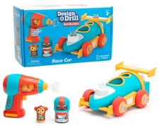 DESIGN & DRILL® Bolt Buddies® Race Car STEM Learning by Educational Insights NEW