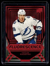 2021-22 Upper Deck Series 2 Fluorescence Red Taylor Raddysh #FL-20