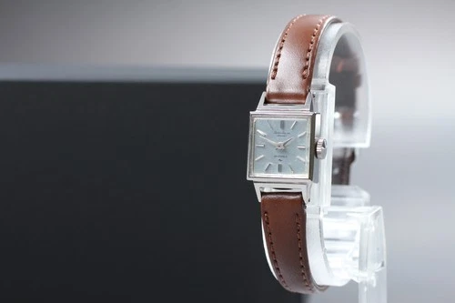 Vintage 1967 Seiko Solar 1040-3020 Tank 23J Hand-winding Womens Watch From JAPAN