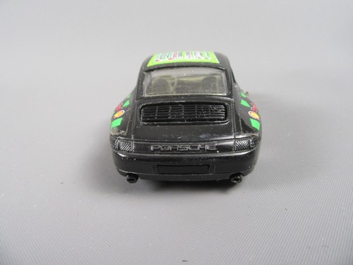 A863 Vintage 1995 Burago 4195 Porsche 911 Carrera Cup #15 Negro 1:43 Bburago - Imagen 5 de 7