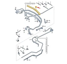 NEW AUDI A4 B9 UPPER BATTERY CABLE DUCT 8W0972935A GENUINE