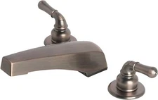 Mobile Home Garden Tub Faucet, Oil Rubbed Bronze with Lever Handles