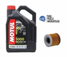 KIT TAGLIANDO OLIO E FILTRO SUZUKI GSF400 BANDIT 1991-1993 MOTUL 5000 10W40