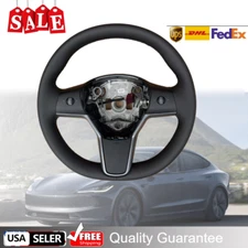 Steering Wheel For Tesla Model 3 Y Driver Heated Leather 1490214-00-B
