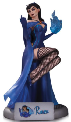 DC COLLECTIBLES DC BOMBSHELLS RAVEN STATUE BY ANT LUCIA NEW SEALED