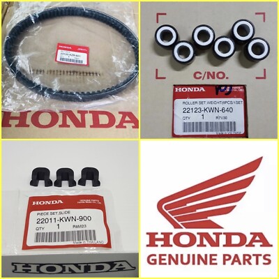 Original Honda PCX WW125EX2C/D 2012 2013 2014 Kit Antriebsriemen Rollen Schieber  